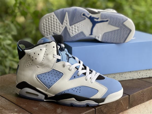 UNC Air Jordan 6 University Blue shoes