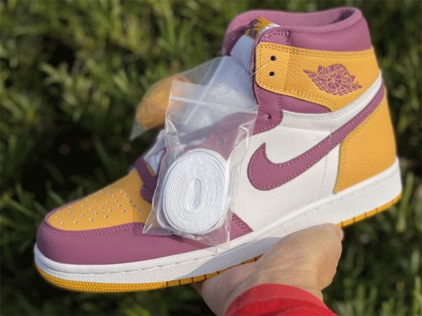 Air Jordan 1 High OG Brotherhood gold purple