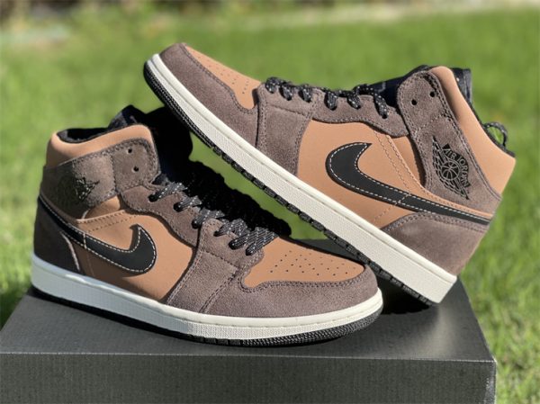 Air Jordan 1 MidArchaeo Brown DC7294-200 shoes