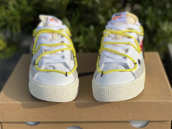 Off-White x Nike Blazer Low White front