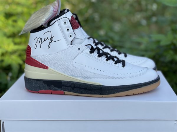 Air Jordan 2 (II) Retro White Varsity Red