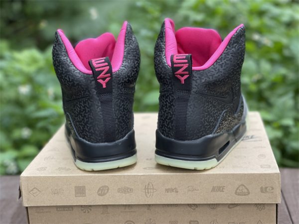 Air Yeezy Blink Solar Red Black heel