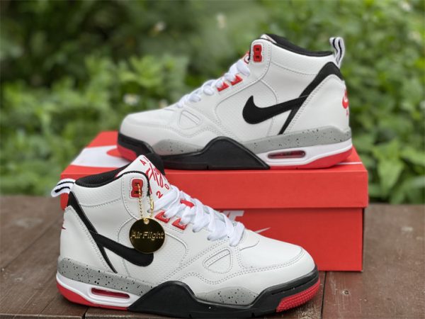 Nike Air Flight 13 Mid White Black Cement shoes
