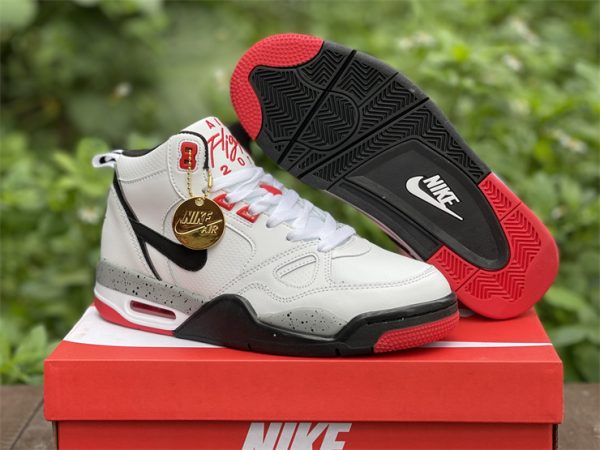 Nike Air Flight 2013 Mid White Black Cement