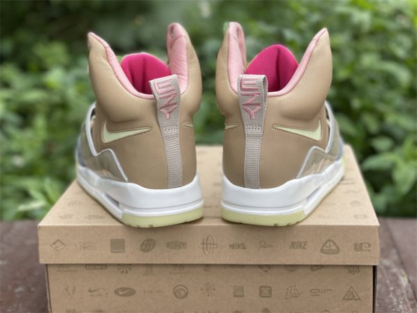 Nike Air Yeezy Net Tan back heel