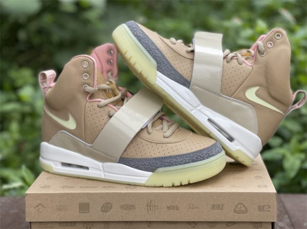 Nike Air Yeezy Net Tan lateral side