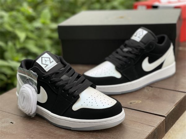 Air Jordan 1 Low Black White Diamond DH6931-001 for sale