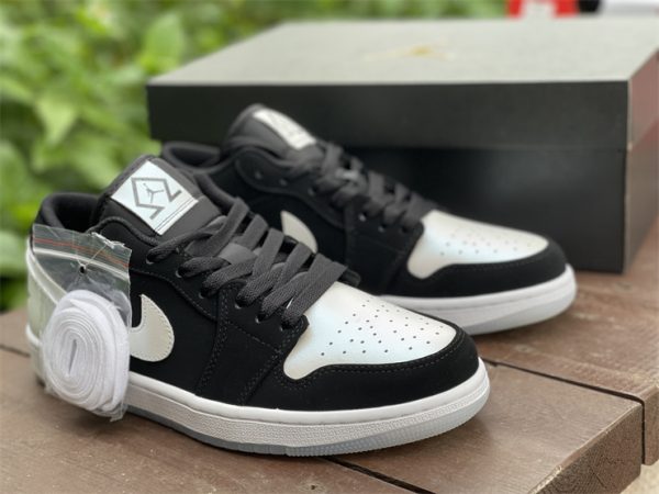 Air Jordan 1 Low Black White Diamond DH6931-001 sneaker