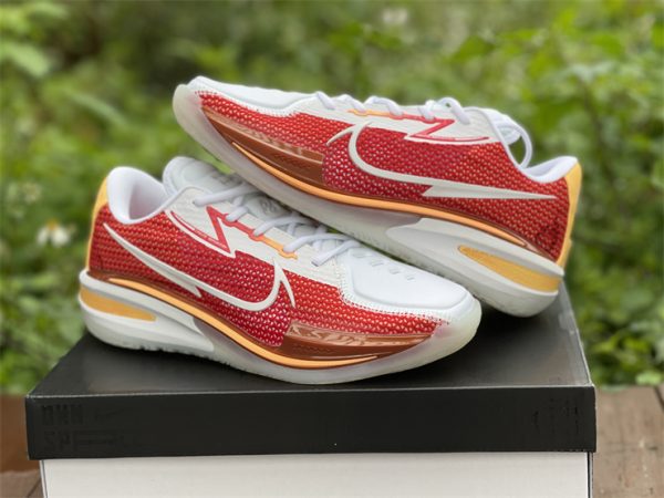 Air Zoom G.T. Cut White University Red Yellow on sale