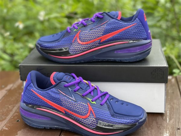 Air Zoom GT Cut Blue Void Siren Red lateral medial side