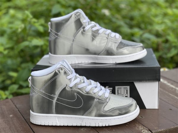 Clot x Nike Dunk High Metallic Silver DH4444-900