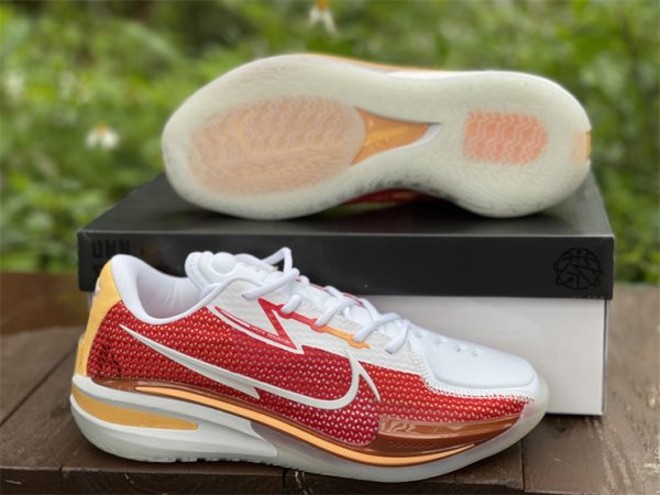 Nike Zoom GT Cut White University Red Yellow CZ0175-100 (2)