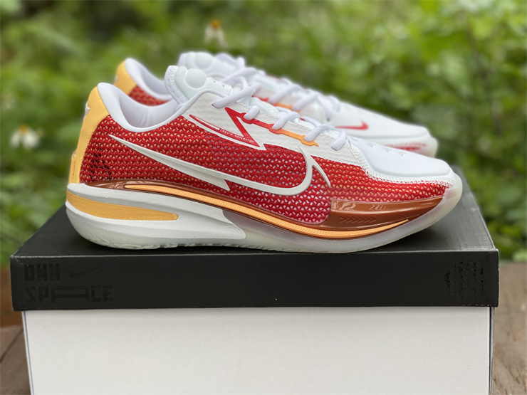 2021 Air Zoom G.T. Cut White University Red Yellow Sneaker
