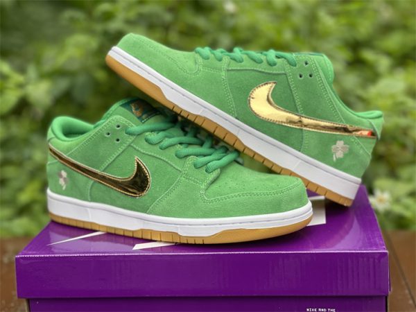 SB Dunk Low Pro St Patricks Day Lucky Green for sale