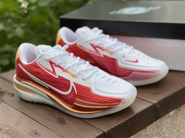 Zoom GT Cut White University Red Yellow CZ0175-100 SHOES