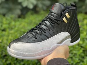 Air Jordan 12 Playoff Black Varsity Red