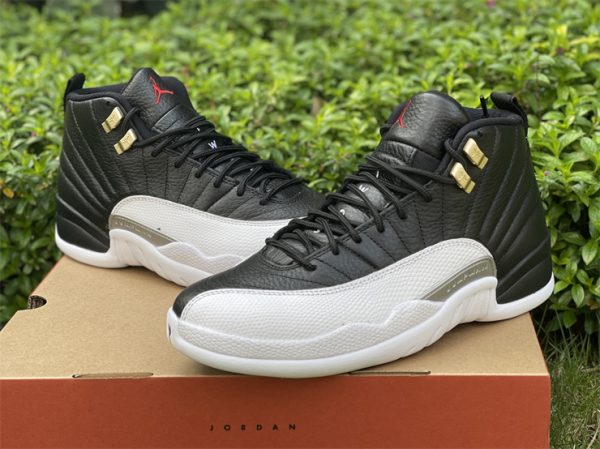 Air Jordan 12 Playoff Black Varsity Red sneaker