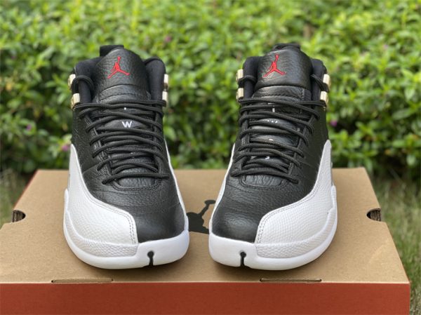 Air Jordan 12 Playoff Black front look