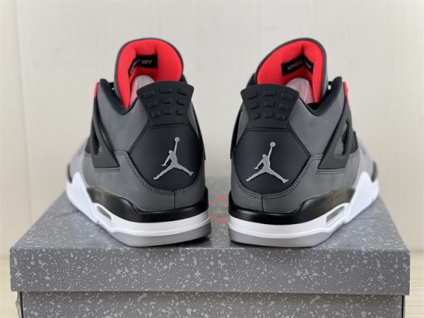Air Jordan 4 Dark Grey Infrared 23 heel