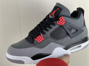 Air Jordan 4 Dark Grey Infrared 23 on hand look