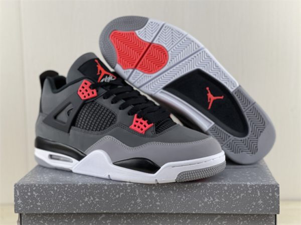 Air Jordan 4 Dark Grey Infrared 23 shoes