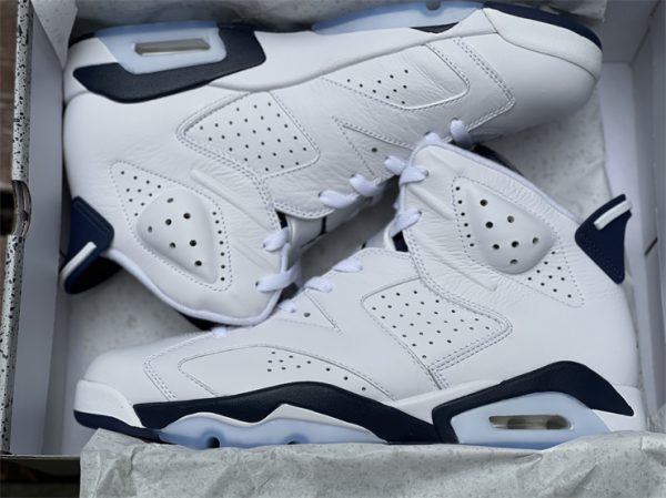 New Jordan 6 RetroMidnight Navy 2022 white