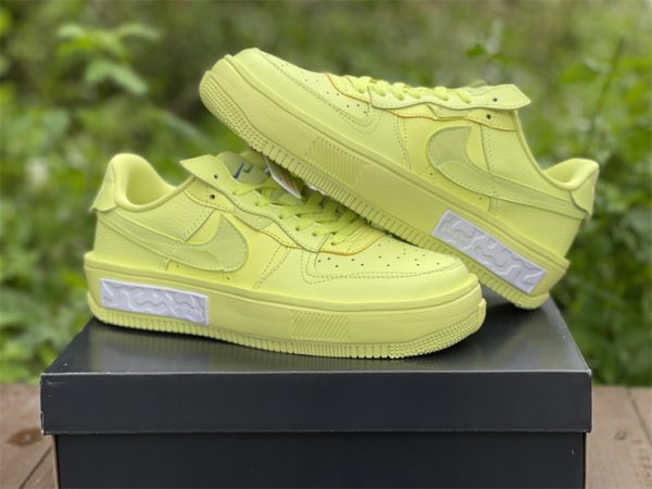 Nike Air Force 1 Fontanka Yellow Strike Lemon Twist shoes