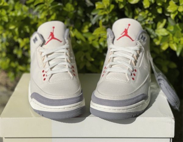 Air Jordan 3 Retro Muslin 2022 front