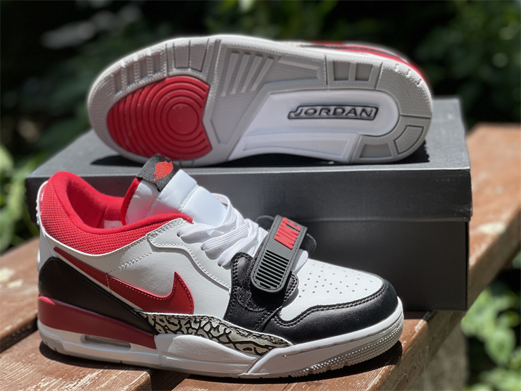 New Jordan Legacy 312 Low Black Toe Sneaker for sale