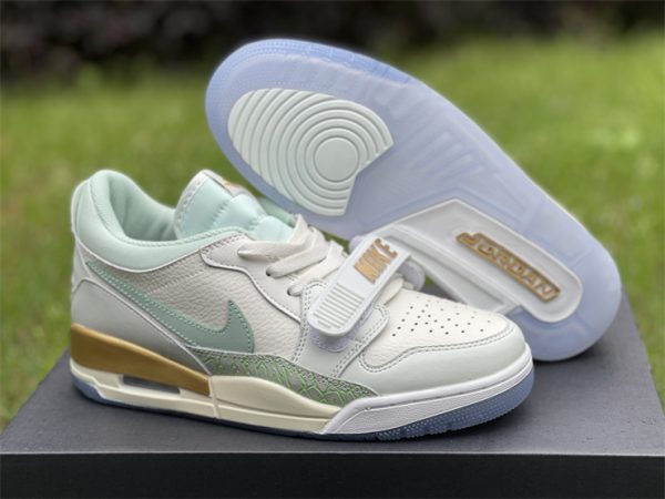 Jordan Legacy 312 Sail Pistachio Frost detail look