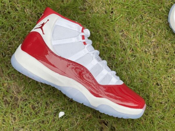 2022 Air Jordan 11 high top Cherry Varsity Red for sale