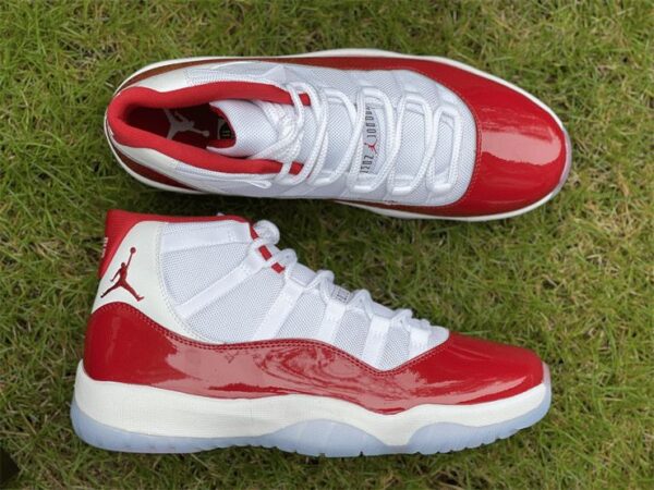 2022 Air Jordan 11 high top Cherry Varsity Red sneaker