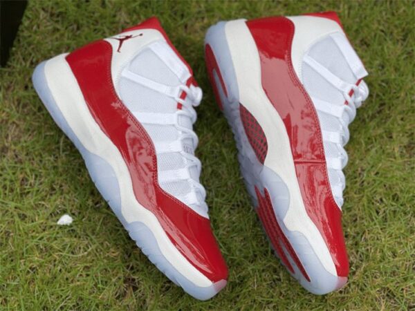 2022 Air Jordan 11 high top Cherry White Varsity Red