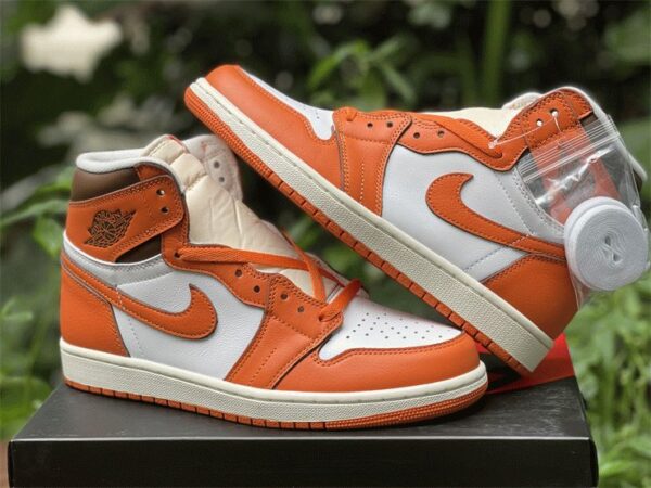 Air Jordan 1 High OG Starfish color orange