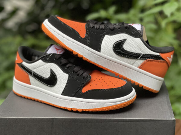 Air Jordan 1 Low Golf Shattered Backboard black swoosh