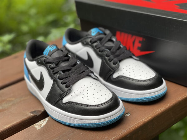 Air Jordan 1 Low OG UNC White Dark Powder Blue shoes