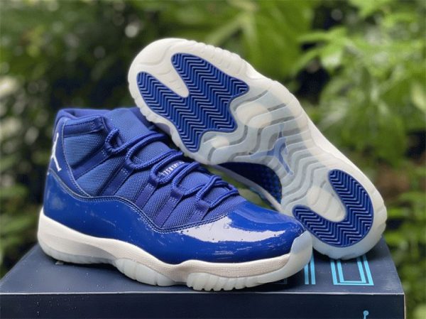 Air Jordan 11 High Bright Royal Blue men's size