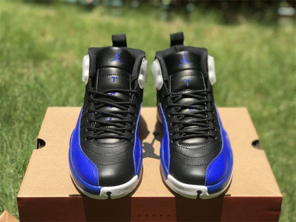 Air Jordan 12 Black Hyper Royal 2022 front