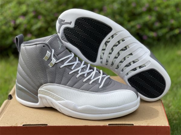 Air Jordan 12 Stealth White Cool Grey for men