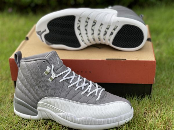 Air Jordan 12 Stealth White Cool Grey for sale