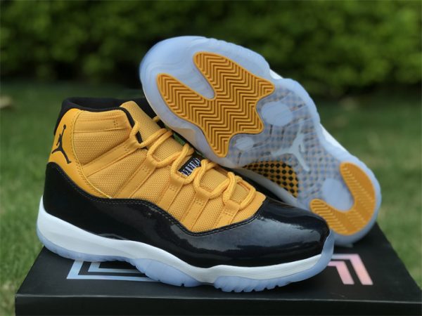 Air Jordan 11 Retro Black Yellow Sneaker