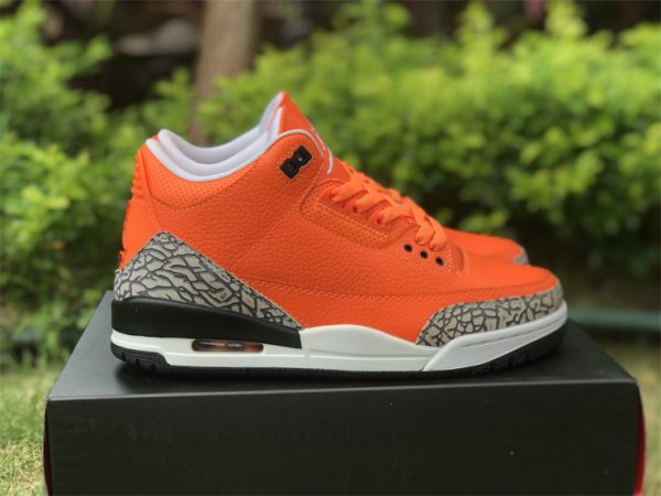 Air Jordan 3 III Bright Orange Cement for sale