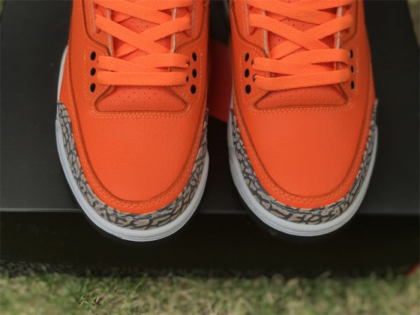 Air Jordan 3 III Bright Orange Cement mudguard