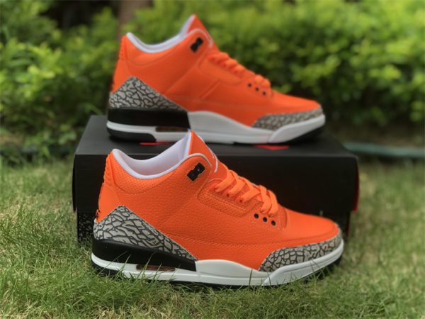 Air Jordan 3 III Retro We the Best DJ Khaled Grateful Bright Orange lateral side