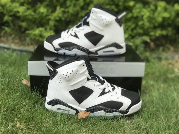 Air Jordan 6 Retro Oreo White Black side look