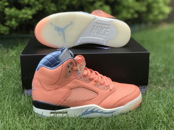 DJ Khaled x We the Best x Air Jordan 5 Orange shoes