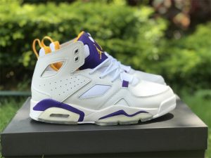 Jordan Flight Club 91 Lakers White Court Purple gold