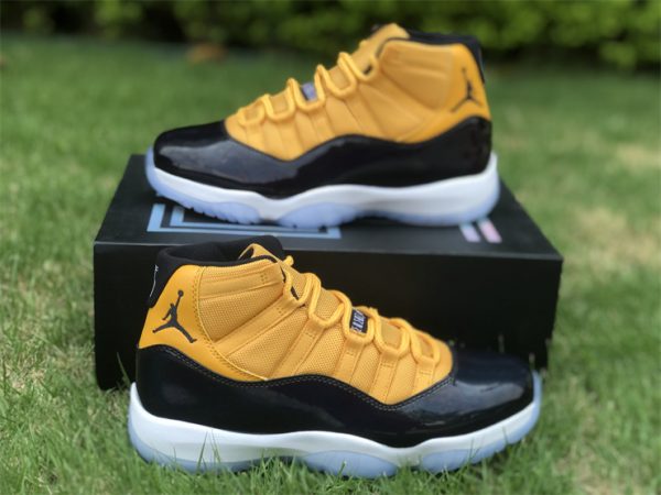 New Air Jordan 11 Retro Black Yellow NO.45