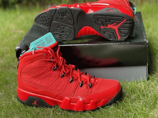 2022 Air Jordan 9 Chile Red Black