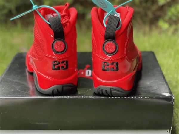 2022 Air Jordan 9 Chile Red Black number 23